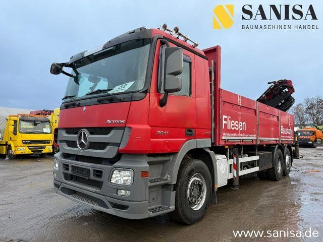 Mercedes-Benz Actros 2541/Kran/PK 34002-SH E/FlyJib/Funk/31Met - Бортова вантажівка/ Платформа: фото 1 Mercedes-Benz Actros 2541/Kran/PK 34002-SH E/FlyJib/Funk/31Met - Бортова вантажівка/ Платформа: фото 1