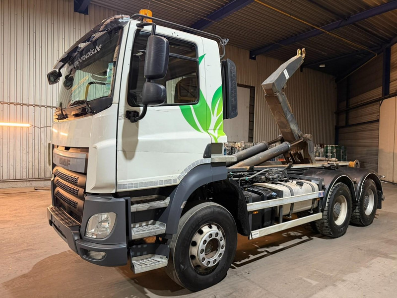 DAF CF 460 6x4 FAT HOOKLIFT - WB 3m35 - STEEL SPRING / BIG AXLES HUB REDUCTION - EURO 6 - BE TRUCK - Гаковий мультиліфт вантажівка: фото 3 DAF CF 460 6x4 FAT HOOKLIFT - WB 3m35 - STEEL SPRING / BIG AXLES HUB REDUCTION - EURO 6 - BE TRUCK - Гаковий мультиліфт вантажівка: фото 3