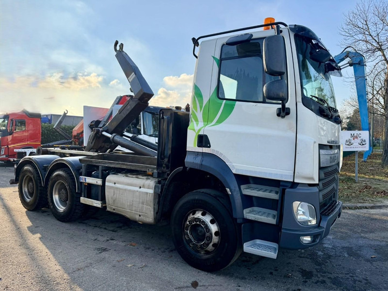 DAF CF 460 6x4 FAT HOOKLIFT - WB 3m35 - STEEL SPRING / BIG AXLES HUB REDUCTION - EURO 6 - BE TRUCK - Гаковий мультиліфт вантажівка: фото 1 DAF CF 460 6x4 FAT HOOKLIFT - WB 3m35 - STEEL SPRING / BIG AXLES HUB REDUCTION - EURO 6 - BE TRUCK - Гаковий мультиліфт вантажівка: фото 1
