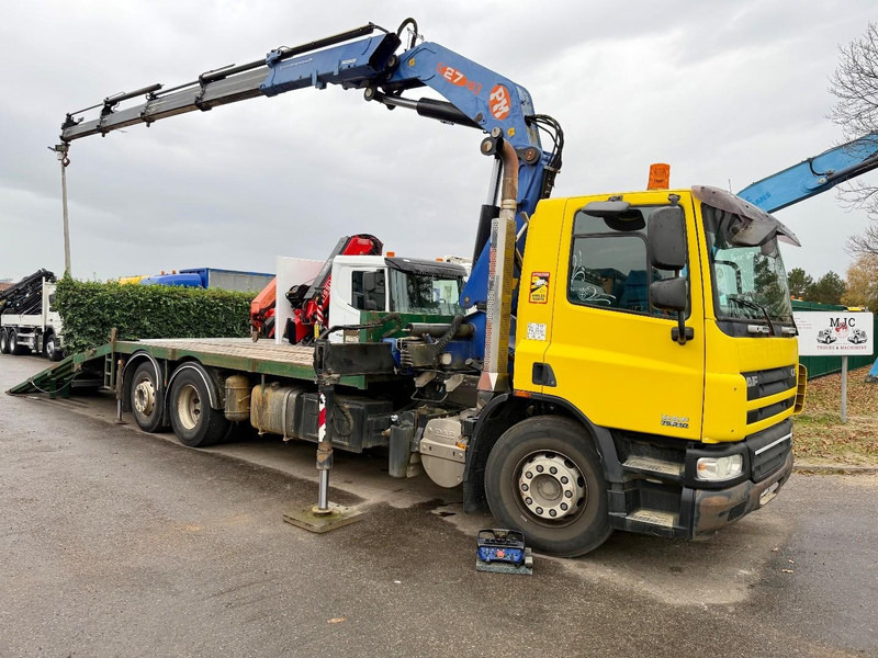DAF CF 75.310 6X2 + CRANE PM 27 S-4 + RADIO + WINCH - FULL RAMP - LIFT + STEERING AXLE - MANUAL GEARBOX - FR TRUCK - Вантажівка з маніпулятором: фото 1 DAF CF 75.310 6X2 + CRANE PM 27 S-4 + RADIO + WINCH - FULL RAMP - LIFT + STEERING AXLE - MANUAL GEARBOX - FR TRUCK - Вантажівка з маніпулятором: фото 1