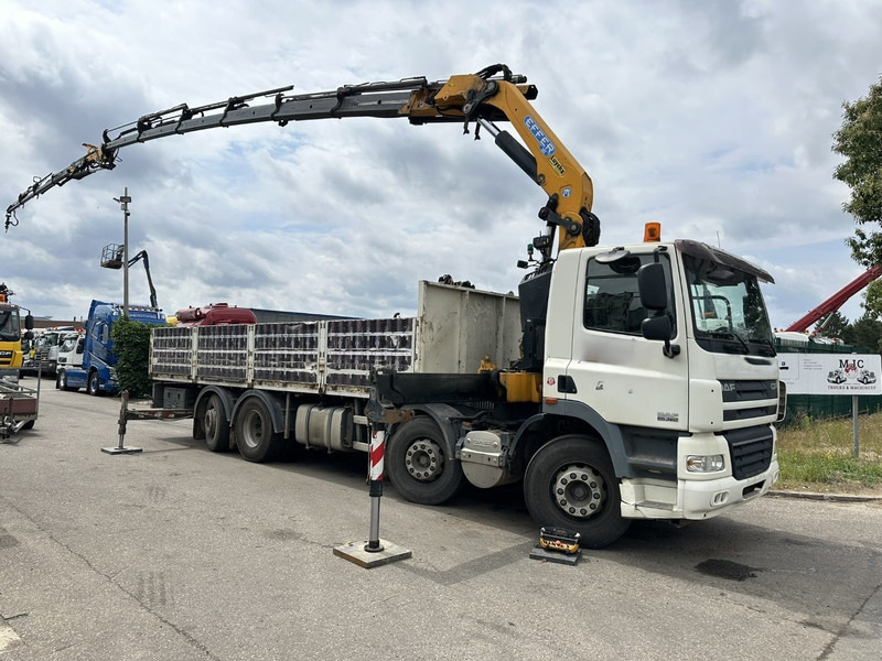 DAF CF 85.360 8x2 + KRAN (25m!) EFFER 305 6S + JIB 4S + ROTATOR - PLATORM 7m60 - LIFT + STEERING AXLE - EURO 5 - BE - Бортова вантажівка/ Платформа, Вантажівка з маніпулятором: фото 2 DAF CF 85.360 8x2 + KRAN (25m!) EFFER 305 6S + JIB 4S + ROTATOR - PLATORM 7m60 - LIFT + STEERING AXLE - EURO 5 - BE - Бортова вантажівка/ Платформа, Вантажівка з маніпулятором: фото 2