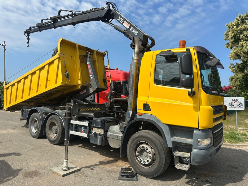 DAF CF 85.410 6X4 21T HOOKLIFT + CRANE HIAB 166-3 HIPRO + ROTATOR - 5/6F - RETARDER - TÜV 10/2025 - EURO 5 - BE TRUCK - Гаковий мультиліфт вантажівка, Вантажівка з маніпулятором: фото 1 DAF CF 85.410 6X4 21T HOOKLIFT + CRANE HIAB 166-3 HIPRO + ROTATOR - 5/6F - RETARDER - TÜV 10/2025 - EURO 5 - BE TRUCK - Гаковий мультиліфт вантажівка, Вантажівка з маніпулятором: фото 1