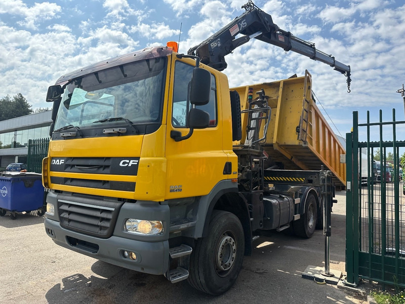 DAF CF 85.410 6X4 21T HOOKLIFT + CRANE HIAB 166-3 HIPRO + ROTATOR - 5/6F - RETARDER - TÜV 10/2025 - EURO 5 - BE TRUCK - Гаковий мультиліфт вантажівка, Вантажівка з маніпулятором: фото 4 DAF CF 85.410 6X4 21T HOOKLIFT + CRANE HIAB 166-3 HIPRO + ROTATOR - 5/6F - RETARDER - TÜV 10/2025 - EURO 5 - BE TRUCK - Гаковий мультиліфт вантажівка, Вантажівка з маніпулятором: фото 4