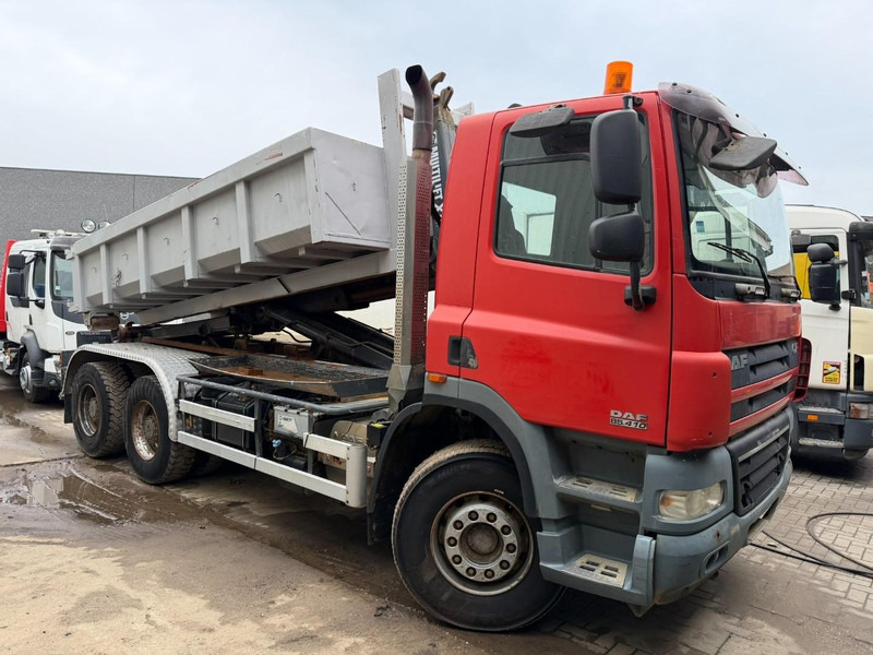 DAF CF 85.410 6x4 HOOKLIFT HIAB MULTILIFT - MANUAL ZF - EURO 4 - STEEL SPRING / BLATT / LAMES - BIG AXLES / HUB REDUCTION - BE TRUCK - Гаковий мультиліфт вантажівка: фото 1 DAF CF 85.410 6x4 HOOKLIFT HIAB MULTILIFT - MANUAL ZF - EURO 4 - STEEL SPRING / BLATT / LAMES - BIG AXLES / HUB REDUCTION - BE TRUCK - Гаковий мультиліфт вантажівка: фото 1