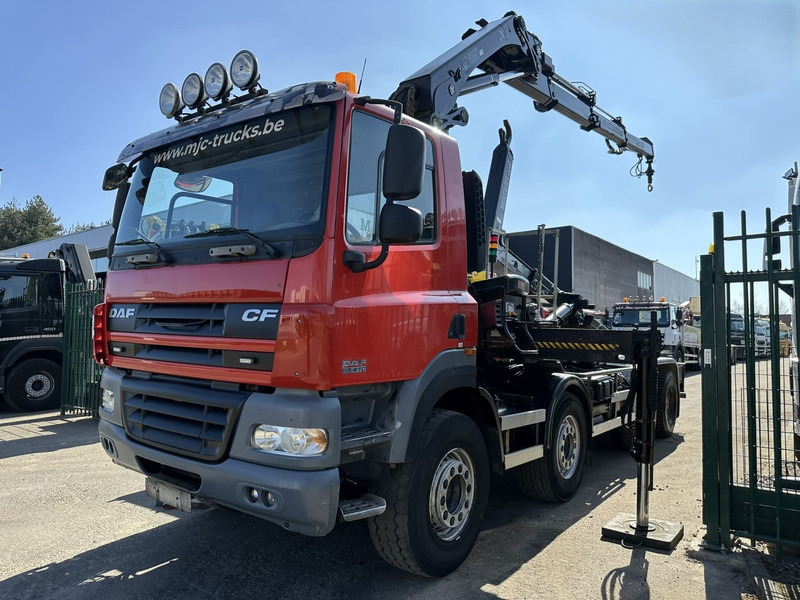 DAF CF 85.410 8x4 HOOKLIFT + CRANE HIAB 244 EP-3 HIDUO - Radio - Rotator - RETARDER - EURO 4 - BIG AXLES HUB REDUCTION - Гаковий мультиліфт вантажівка, Вантажівка з маніпулятором: фото 5 DAF CF 85.410 8x4 HOOKLIFT + CRANE HIAB 244 EP-3 HIDUO - Radio - Rotator - RETARDER - EURO 4 - BIG AXLES HUB REDUCTION - Гаковий мультиліфт вантажівка, Вантажівка з маніпулятором: фото 5