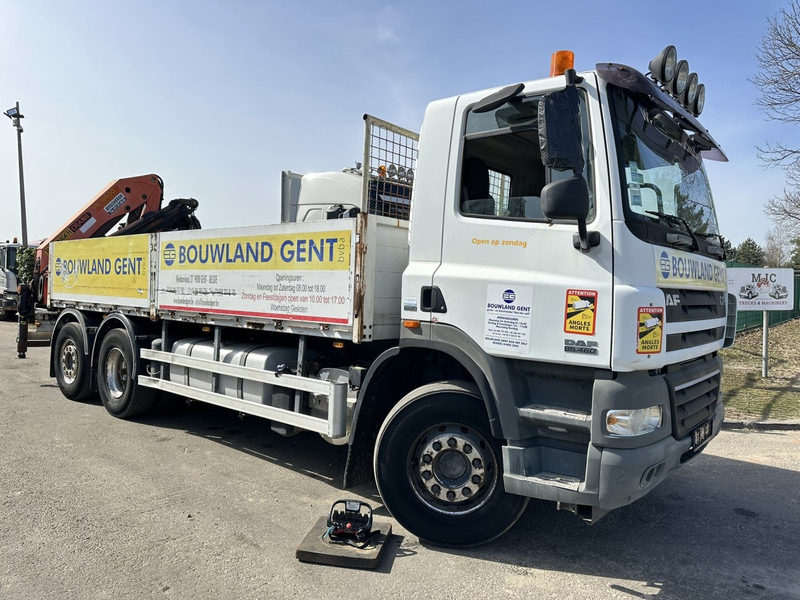 DAF CF 85.460 6x2 LIFT+LENK ACHSE + KRAN PALFINGER PK 18500 (3x) + RADIO + ROTATOR - EURO 5 - AS TRONIC - BE TRUCK - Бортова вантажівка/ Платформа, Вантажівка з маніпулятором: фото 1 DAF CF 85.460 6x2 LIFT+LENK ACHSE + KRAN PALFINGER PK 18500 (3x) + RADIO + ROTATOR - EURO 5 - AS TRONIC - BE TRUCK - Бортова вантажівка/ Платформа, Вантажівка з маніпулятором: фото 1