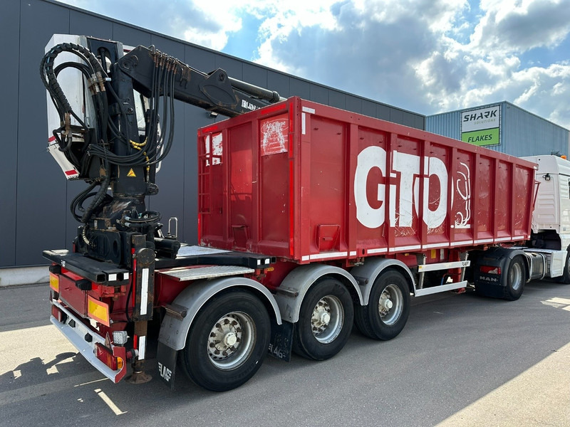 LAG 3-AXLES ALU BOX + CRANE JONSORED 1090 DT-CORTO + CABIN - 2x EXTENDABLE - 5/6 F - BELGIAN PAPERS - Бортовий напівпричіп/ Платформа: фото 5 LAG 3-AXLES ALU BOX + CRANE JONSORED 1090 DT-CORTO + CABIN - 2x EXTENDABLE - 5/6 F - BELGIAN PAPERS - Бортовий напівпричіп/ Платформа: фото 5