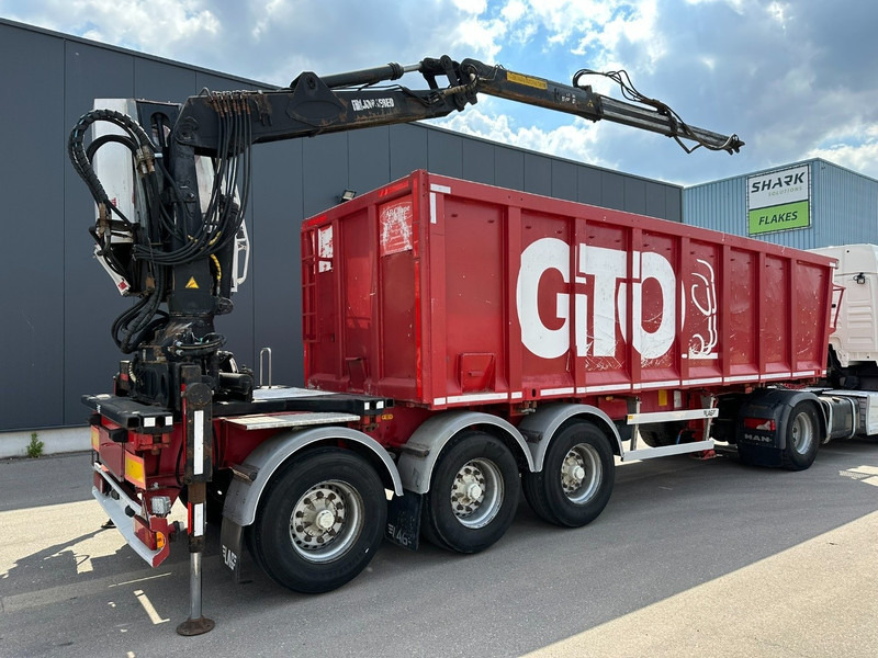 LAG 3-AXLES ALU BOX + CRANE JONSORED 1090 DT-CORTO + CABIN - 2x EXTENDABLE - 5/6 F - BELGIAN PAPERS - Бортовий напівпричіп/ Платформа: фото 2 LAG 3-AXLES ALU BOX + CRANE JONSORED 1090 DT-CORTO + CABIN - 2x EXTENDABLE - 5/6 F - BELGIAN PAPERS - Бортовий напівпричіп/ Платформа: фото 2