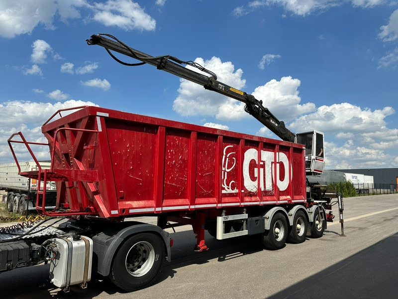 LAG 3-AXLES ALU BOX + CRANE JONSORED 1090 DT-CORTO + CABIN - 2x EXTENDABLE - 5/6 F - BELGIAN PAPERS - Бортовий напівпричіп/ Платформа: фото 4 LAG 3-AXLES ALU BOX + CRANE JONSORED 1090 DT-CORTO + CABIN - 2x EXTENDABLE - 5/6 F - BELGIAN PAPERS - Бортовий напівпричіп/ Платформа: фото 4