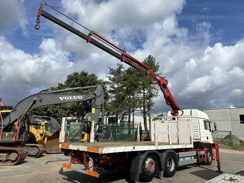 MAN TG 360 A 6x2 + KRAN ATLAS 100.1 A3 - PLATFORM 5m80 - E3 - LIFT-AXLE - FULL AIR SUSPENSION - ZF AS TRONIC - BE TRUCK - Бортова вантажівка/ Платформа, Вантажівка з маніпулятором: фото 5 MAN TG 360 A 6x2 + KRAN ATLAS 100.1 A3 - PLATFORM 5m80 - E3 - LIFT-AXLE - FULL AIR SUSPENSION - ZF AS TRONIC - BE TRUCK - Бортова вантажівка/ Платформа, Вантажівка з маніпулятором: фото 5