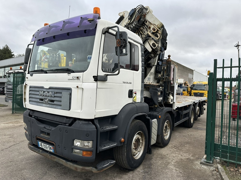 MAN TGA 35.430 8x2 + CRANE HIAB 700 E-6 + JIB 165X-3 - RETARDER - PLATFORM 6m70~8m50 EXTENDABLE - MANUAL GEARBOX ZF - LIFT + STEERING AXLE - Вантажівка з маніпулятором: фото 2 MAN TGA 35.430 8x2 + CRANE HIAB 700 E-6 + JIB 165X-3 - RETARDER - PLATFORM 6m70~8m50 EXTENDABLE - MANUAL GEARBOX ZF - LIFT + STEERING AXLE - Вантажівка з маніпулятором: фото 2