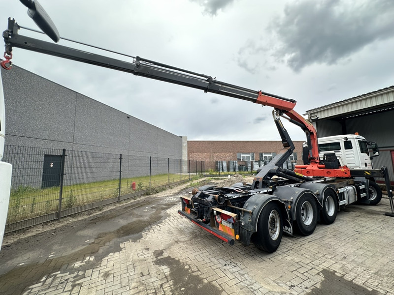 MAN TGS 35.400 8x4 TRIDEM HOOKLIFT T22 + CRANE PALFINGER PK 18001 EH + RADIO - EURO 5 - LIFT/STEERING AXLE - BE TRUCK - Гаковий мультиліфт вантажівка, Вантажівка з маніпулятором: фото 5 MAN TGS 35.400 8x4 TRIDEM HOOKLIFT T22 + CRANE PALFINGER PK 18001 EH + RADIO - EURO 5 - LIFT/STEERING AXLE - BE TRUCK - Гаковий мультиліфт вантажівка, Вантажівка з маніпулятором: фото 5