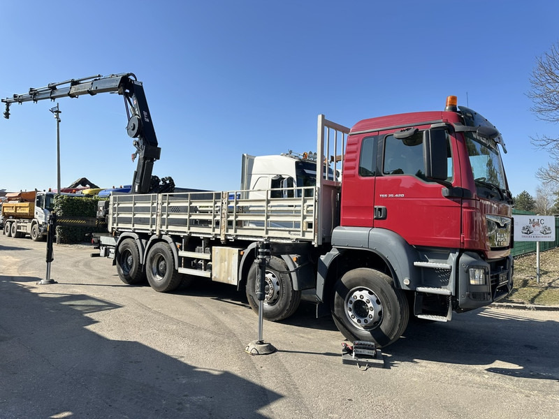 MAN TGS 35.420 8x4 + CRANE HIAB X-HIPRO 302 EP-5 - 192.000km - ROTATOR - 5/6 F - PLATFORM 6m55 - AIR SUSPENSION - TUV 06/2025 - TOP CONDITION - Вантажівка з маніпулятором: фото 1 MAN TGS 35.420 8x4 + CRANE HIAB X-HIPRO 302 EP-5 - 192.000km - ROTATOR - 5/6 F - PLATFORM 6m55 - AIR SUSPENSION - TUV 06/2025 - TOP CONDITION - Вантажівка з маніпулятором: фото 1