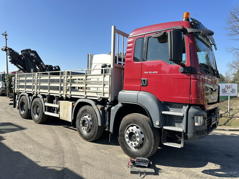 MAN TGS 35.420 8x4 + CRANE HIAB X-HIPRO 302 EP-5 - 192.000km - ROTATOR - 5/6 F - PLATFORM 6m55 - AIR SUSPENSION - TUV 06/2025 - TOP CONDITION - Бортова вантажівка/ Платформа, Вантажівка з маніпулятором: фото 1 MAN TGS 35.420 8x4 + CRANE HIAB X-HIPRO 302 EP-5 - 192.000km - ROTATOR - 5/6 F - PLATFORM 6m55 - AIR SUSPENSION - TUV 06/2025 - TOP CONDITION - Бортова вантажівка/ Платформа, Вантажівка з маніпулятором: фото 1