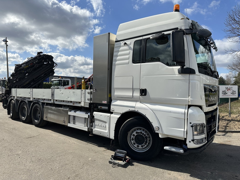 MAN TGX 35.420 8x4-4 TRIDEM PRTISCHE 6m40 + KRAN (26m!) HIAB X-HIPRO 408 E-5 + JIB 100X-5 - *306.245km* - BE TRUCK - Бортова вантажівка/ Платформа, Вантажівка з маніпулятором: фото 1 MAN TGX 35.420 8x4-4 TRIDEM PRTISCHE 6m40 + KRAN (26m!) HIAB X-HIPRO 408 E-5 + JIB 100X-5 - *306.245km* - BE TRUCK - Бортова вантажівка/ Платформа, Вантажівка з маніпулятором: фото 1