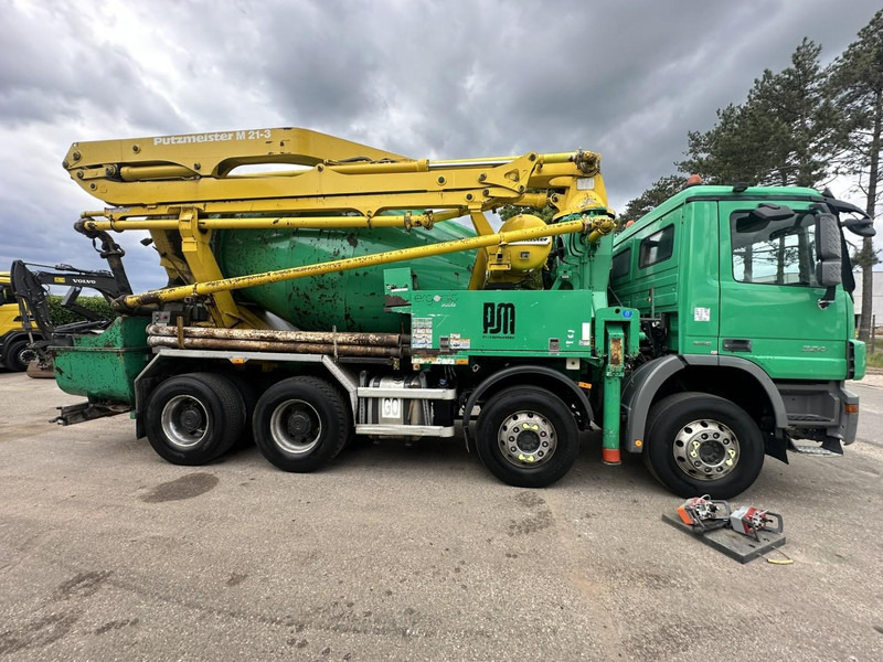 Автобетонозмішувач Mercedes-Benz ACTROS 3241 8x4 PUMI PM M 21-3 (21m) Putzmeister - *238.000km* / 1586H - EPS - BLADVERING / NAAFREDUCTIE: фото 8 Автобетонозмішувач Mercedes-Benz ACTROS 3241 8x4 PUMI PM M 21-3 (21m) Putzmeister - *238.000km* / 1586H - EPS - BLADVERING / NAAFREDUCTIE: фото 8