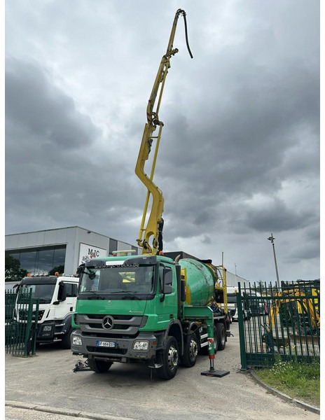 Автобетонозмішувач Mercedes-Benz ACTROS 3241 8x4 PUMI PM M 21-3 (21m) Putzmeister - *238.000km* / 1586H - EPS - BLADVERING / NAAFREDUCTIE: фото 14 Автобетонозмішувач Mercedes-Benz ACTROS 3241 8x4 PUMI PM M 21-3 (21m) Putzmeister - *238.000km* / 1586H - EPS - BLADVERING / NAAFREDUCTIE: фото 14