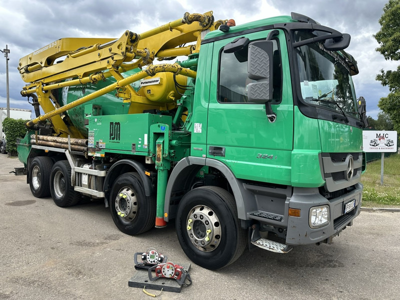 Mercedes-Benz ACTROS 3241 8x4 PUMI PM M 21-3 (21m) Putzmeister - *238.000km* / 1586H - EPS - BLADVERING / NAAFREDUCTIE - Автобетонозмішувач: фото 1 Mercedes-Benz ACTROS 3241 8x4 PUMI PM M 21-3 (21m) Putzmeister - *238.000km* / 1586H - EPS - BLADVERING / NAAFREDUCTIE - Автобетонозмішувач: фото 1