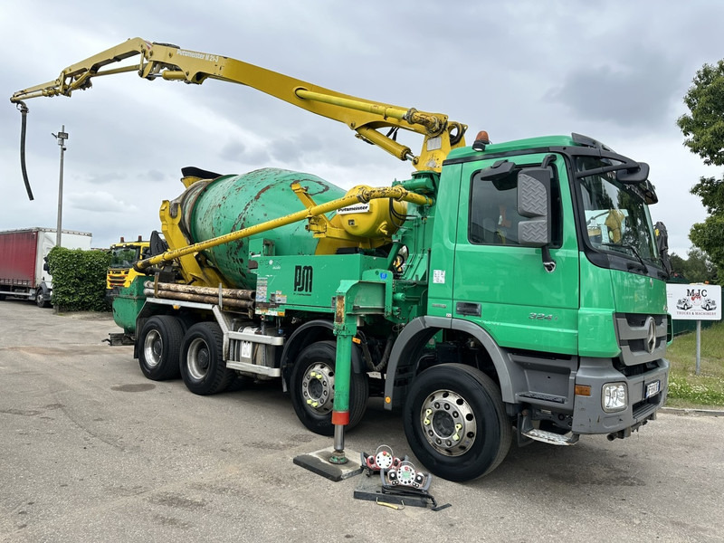 Mercedes-Benz ACTROS 3241 8x4 PUMI PM M 21-3 (21m) Putzmeister - *238.000km* / 1586H - EPS - BLADVERING / NAAFREDUCTIE - Автобетонозмішувач: фото 2 Mercedes-Benz ACTROS 3241 8x4 PUMI PM M 21-3 (21m) Putzmeister - *238.000km* / 1586H - EPS - BLADVERING / NAAFREDUCTIE - Автобетонозмішувач: фото 2