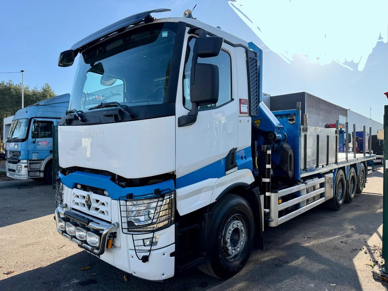 Renault C480 8x4 TRIDEM + CRANE (20m!) PALFINGER PK33002-EH E (6x) - PLATFORM 8m25 - LIFT/STEERING - GOOD TIRES - BE TRUCK - Вантажівка з маніпулятором: фото 3 Renault C480 8x4 TRIDEM + CRANE (20m!) PALFINGER PK33002-EH E (6x) - PLATFORM 8m25 - LIFT/STEERING - GOOD TIRES - BE TRUCK - Вантажівка з маніпулятором: фото 3