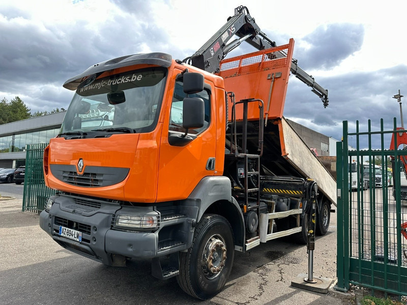 Renault KERAX 380 DXI 6x4 TIPPER + CRANE HIAB 144 B-3 - RADIO - *246.000km* - RETARDER - BORDMATIC - EURO 5 - Самоскид вантажівка, Вантажівка з маніпулятором: фото 2 Renault KERAX 380 DXI 6x4 TIPPER + CRANE HIAB 144 B-3 - RADIO - *246.000km* - RETARDER - BORDMATIC - EURO 5 - Самоскид вантажівка, Вантажівка з маніпулятором: фото 2
