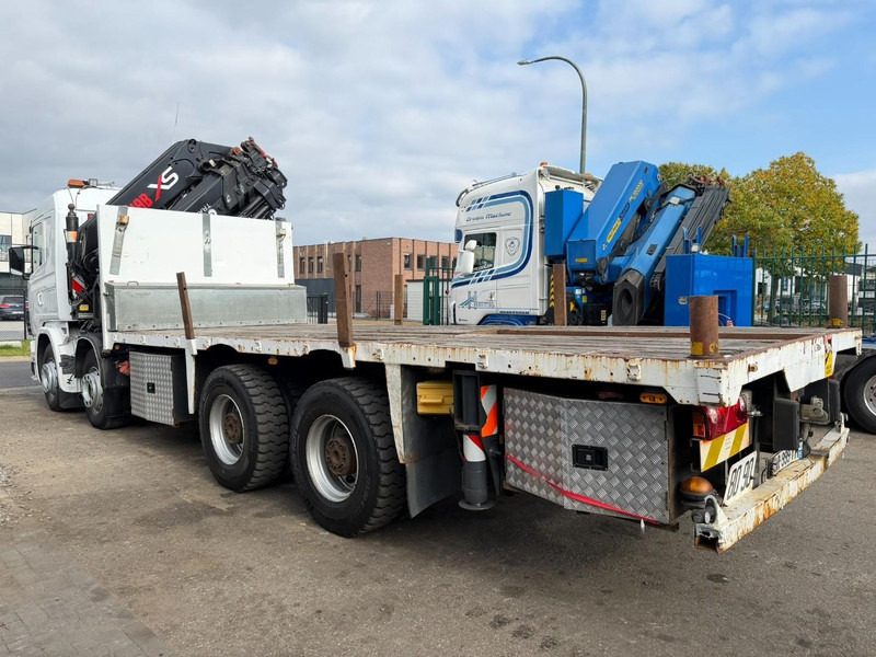 Scania 114C-380 8x4 PRITSCHE + KRAN HIAB 700 E-5 - PLATFORM 6m80 + TWISTLOCKS - MANUAL - RETARDER - STEEL SPRING / BIG AXLE HUB REDUCTION - AP ACHSEN - Бортова вантажівка/ Платформа, Вантажівка з маніпулятором: фото 5 Scania 114C-380 8x4 PRITSCHE + KRAN HIAB 700 E-5 - PLATFORM 6m80 + TWISTLOCKS - MANUAL - RETARDER - STEEL SPRING / BIG AXLE HUB REDUCTION - AP ACHSEN - Бортова вантажівка/ Платформа, Вантажівка з маніпулятором: фото 5