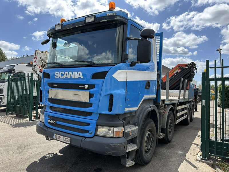 Scania G440 8x4 PRITSCHE + (25m!) KRAN PALFINGER PK78002 SH G 8x + WINCH - PLATFORM 6m25 - SCHALT - AP ACHSEN - BLATT - EURO 5 - BELGISCHE - Бортова вантажівка/ Платформа, Вантажівка з маніпулятором: фото 4 Scania G440 8x4 PRITSCHE + (25m!) KRAN PALFINGER PK78002 SH G 8x + WINCH - PLATFORM 6m25 - SCHALT - AP ACHSEN - BLATT - EURO 5 - BELGISCHE - Бортова вантажівка/ Платформа, Вантажівка з маніпулятором: фото 4