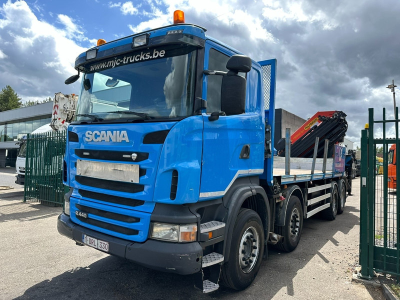 Scania G440 8x4 PRITSCHE + KRAN (26.5m!) PALFINGER PK78002 SH G 8x + 1 + WINCH - PLATFORM 6m25 - MANUAL - HUB REDUCTION - STEEL SPRING - EURO 5 - BE TRUCK - Бортова вантажівка/ Платформа, Вантажівка з маніпулятором: фото 3 Scania G440 8x4 PRITSCHE + KRAN (26.5m!) PALFINGER PK78002 SH G 8x + 1 + WINCH - PLATFORM 6m25 - MANUAL - HUB REDUCTION - STEEL SPRING - EURO 5 - BE TRUCK - Бортова вантажівка/ Платформа, Вантажівка з маніпулятором: фото 3