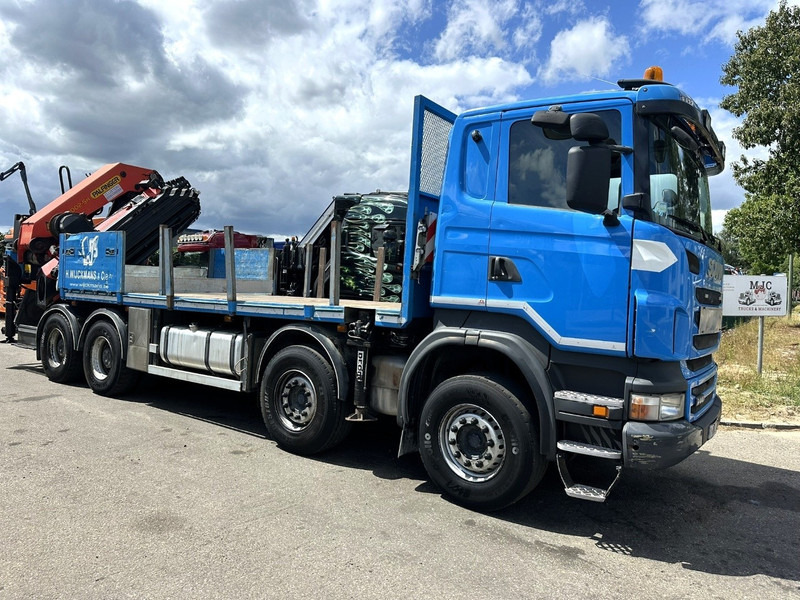 Scania G440 8x4 PRITSCHE + KRAN (26.5m!) PALFINGER PK78002 SH G 8x + 1 + WINCH - PLATFORM 6m25 - MANUAL - HUB REDUCTION - STEEL SPRING - EURO 5 - BE TRUCK - Бортова вантажівка/ Платформа, Вантажівка з маніпулятором: фото 1 Scania G440 8x4 PRITSCHE + KRAN (26.5m!) PALFINGER PK78002 SH G 8x + 1 + WINCH - PLATFORM 6m25 - MANUAL - HUB REDUCTION - STEEL SPRING - EURO 5 - BE TRUCK - Бортова вантажівка/ Платформа, Вантажівка з маніпулятором: фото 1