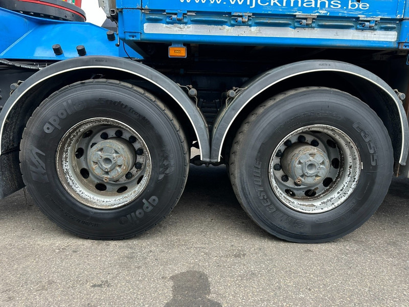 Бортова вантажівка/ Платформа, Вантажівка з маніпулятором Scania G440 8x4 PRITSCHE + KRAN (26.5m!) PALFINGER PK78002 SH G 8x + 1 + WINCH - PLATFORM 6m25 - MANUAL - HUB REDUCTION - STEEL SPRING - EURO 5 - BE TRUCK: фото 12