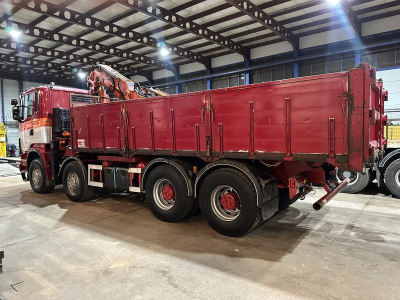 Scania G480 8x4 TIPPER + CRANE ATLAS 240.E4 + RADIO - STEEL SPRING / BIG AXLES - Самоскид вантажівка, Вантажівка з маніпулятором: фото 4 Scania G480 8x4 TIPPER + CRANE ATLAS 240.E4 + RADIO - STEEL SPRING / BIG AXLES - Самоскид вантажівка, Вантажівка з маніпулятором: фото 4