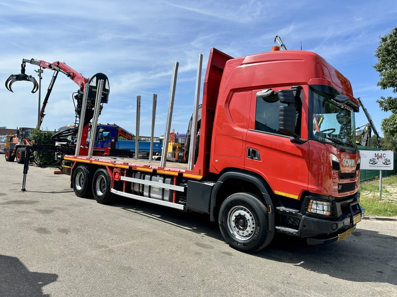 Scania G500 XT 6x4 WOOD / TIMBER / HOLZ CRANE PALFINGER EPSILON Q150Z + RETARDER - FULL AIR SUSP. - BE TRUCK - Вантажівка з маніпулятором: фото 1 Scania G500 XT 6x4 WOOD / TIMBER / HOLZ CRANE PALFINGER EPSILON Q150Z + RETARDER - FULL AIR SUSP. - BE TRUCK - Вантажівка з маніпулятором: фото 1