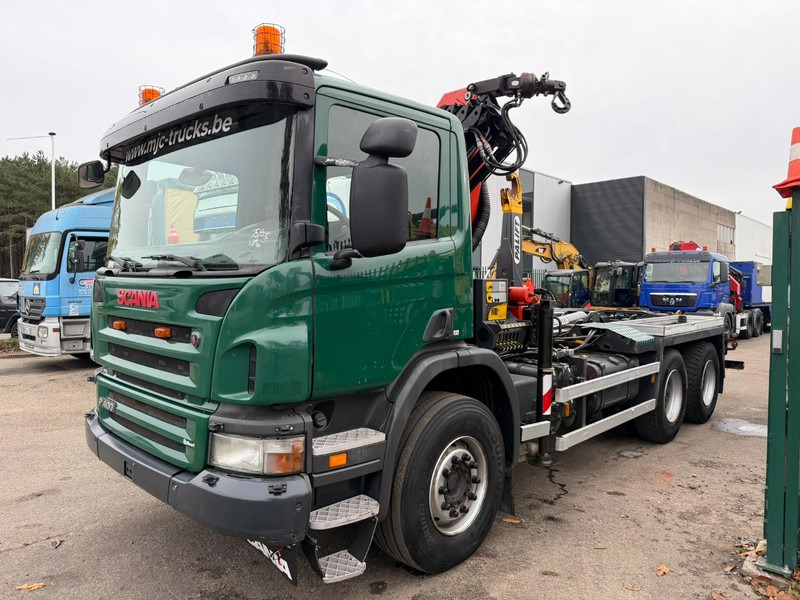 Scania P400 6x4 ABROLLKIPPER + KRAN PALFINGER PK9001 EH - RETARDER - 5/6F + ROTATOR + RADIO - WB 3m90 - EURO 5 - HUB REDUCTION / SPRING - BE TRUCK - Гаковий мультиліфт вантажівка: фото 3 Scania P400 6x4 ABROLLKIPPER + KRAN PALFINGER PK9001 EH - RETARDER - 5/6F + ROTATOR + RADIO - WB 3m90 - EURO 5 - HUB REDUCTION / SPRING - BE TRUCK - Гаковий мультиліфт вантажівка: фото 3