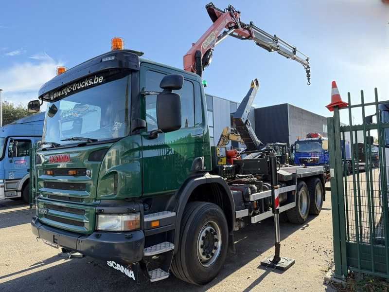 Scania P400 6x4 HOOKLIFT + CRANE PALFINGER PK9001 EH - RETARDER - 5/6F + ROTATOR + RADIO - WB 3m90 - EURO 5 - HUB REDUCTION / SPRING - BE TRUCK - Гаковий мультиліфт вантажівка, Вантажівка з маніпулятором: фото 4 Scania P400 6x4 HOOKLIFT + CRANE PALFINGER PK9001 EH - RETARDER - 5/6F + ROTATOR + RADIO - WB 3m90 - EURO 5 - HUB REDUCTION / SPRING - BE TRUCK - Гаковий мультиліфт вантажівка, Вантажівка з маніпулятором: фото 4