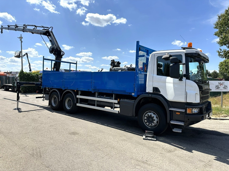 Scania P410 6x4 PRITSCHE + KRAN HIAB 166 ES-4 - RETARDER - ROTATOR - PLATFORM 6m80 - BIG AXLES HUB REDUCTION - STEEL SPRING - Бортова вантажівка/ Платформа, Вантажівка з маніпулятором: фото 3 Scania P410 6x4 PRITSCHE + KRAN HIAB 166 ES-4 - RETARDER - ROTATOR - PLATFORM 6m80 - BIG AXLES HUB REDUCTION - STEEL SPRING - Бортова вантажівка/ Платформа, Вантажівка з маніпулятором: фото 3