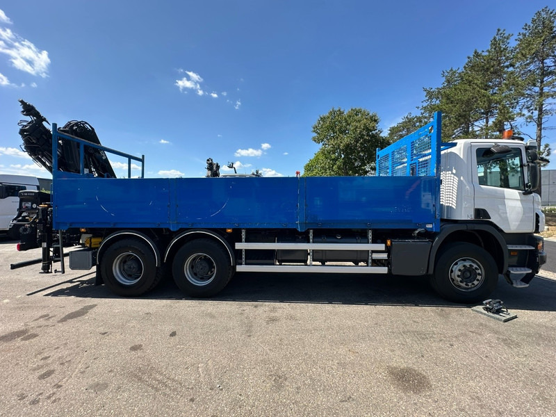 Scania P410 6x4 PRITSCHE + KRAN HIAB 166 ES-4 - RETARDER - ROTATOR - PLATFORM 6m80 - BIG AXLES HUB REDUCTION - STEEL SPRING - Бортова вантажівка/ Платформа, Вантажівка з маніпулятором: фото 5 Scania P410 6x4 PRITSCHE + KRAN HIAB 166 ES-4 - RETARDER - ROTATOR - PLATFORM 6m80 - BIG AXLES HUB REDUCTION - STEEL SPRING - Бортова вантажівка/ Платформа, Вантажівка з маніпулятором: фото 5