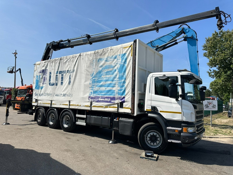 Scania P410 8x4 TRIDEM + CRANE HIAB 244 EP-4 HIDUO - RETARDER - LIFT + STEERING AXLE - *327.000km* - RADIO - Вантажівка з маніпулятором: фото 1 Scania P410 8x4 TRIDEM + CRANE HIAB 244 EP-4 HIDUO - RETARDER - LIFT + STEERING AXLE - *327.000km* - RADIO - Вантажівка з маніпулятором: фото 1