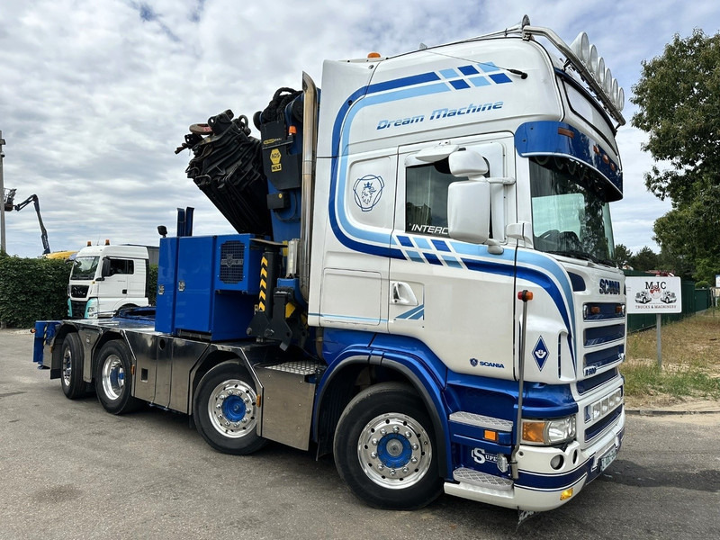 Scania R500 8x2 + CRANE 100Tm! PALFINGER PK100002 G 8x + 1 ME - RETARDER - ALCOA DURA BRIGHT - LIFT + STEERING - 5/6 HYDR F - TÜV 05/2026 - TOP CONDITION - Вантажівка з маніпулятором: фото 2 Scania R500 8x2 + CRANE 100Tm! PALFINGER PK100002 G 8x + 1 ME - RETARDER - ALCOA DURA BRIGHT - LIFT + STEERING - 5/6 HYDR F - TÜV 05/2026 - TOP CONDITION - Вантажівка з маніпулятором: фото 2