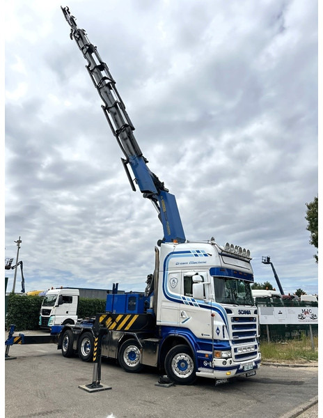Scania R500 8x2 + CRANE 100Tm! PALFINGER PK100002 G 8x + 1 ME - RETARDER - ALCOA DURA BRIGHT - LIFT + STEERING - 5/6 HYDR F - TÜV 05/2026 - TOP CONDITION - Вантажівка з маніпулятором: фото 5 Scania R500 8x2 + CRANE 100Tm! PALFINGER PK100002 G 8x + 1 ME - RETARDER - ALCOA DURA BRIGHT - LIFT + STEERING - 5/6 HYDR F - TÜV 05/2026 - TOP CONDITION - Вантажівка з маніпулятором: фото 5