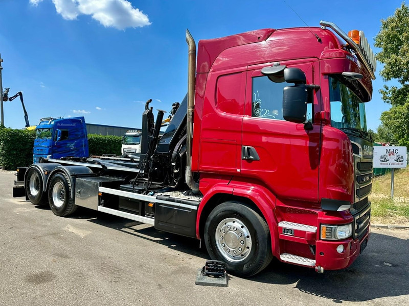 Scania R580 6X2 V8 HOOKLIFT + CRANE HIAB 211 E-4 HIPRO - ROTATOR - RETARDER - ALCOA ALU - RADIO - NL TRUCK - Гаковий мультиліфт вантажівка, Вантажівка з маніпулятором: фото 2 Scania R580 6X2 V8 HOOKLIFT + CRANE HIAB 211 E-4 HIPRO - ROTATOR - RETARDER - ALCOA ALU - RADIO - NL TRUCK - Гаковий мультиліфт вантажівка, Вантажівка з маніпулятором: фото 2
