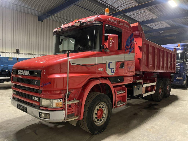 Scania T124-420 TORPEDO HAUBE - 6x4 - KIPPER - MANUAL GRS900 3+3 - STEEL SPRING / BALLIESTAS / LAMES / BLATT - Самоскид вантажівка: фото 2 Scania T124-420 TORPEDO HAUBE - 6x4 - KIPPER - MANUAL GRS900 3+3 - STEEL SPRING / BALLIESTAS / LAMES / BLATT - Самоскид вантажівка: фото 2