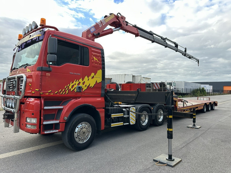 MAN TGA 33.530 6x4 - 90T + KRAN HMF 3720 K6 (17.3m) - RETARDER - MANUAL ZF - EURO 3 - 590.000km - ALCOA - BIG AXLES HUB REDUCTION - BE TRUCK - TOP ZUSTAND - Тягач: фото 2 MAN TGA 33.530 6x4 - 90T + KRAN HMF 3720 K6 (17.3m) - RETARDER - MANUAL ZF - EURO 3 - 590.000km - ALCOA - BIG AXLES HUB REDUCTION - BE TRUCK - TOP ZUSTAND - Тягач: фото 2