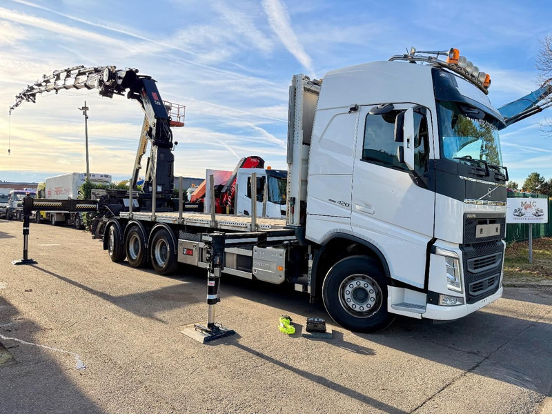 Volvo FH 420 8x4 TRIDEM + (31m!) CRANE HIAB 858 E-7 + JIB X-5 + WINCH - 114.000km - BE TRUCK - Вантажівка з маніпулятором: фото 1 Volvo FH 420 8x4 TRIDEM + (31m!) CRANE HIAB 858 E-7 + JIB X-5 + WINCH - 114.000km - BE TRUCK - Вантажівка з маніпулятором: фото 1