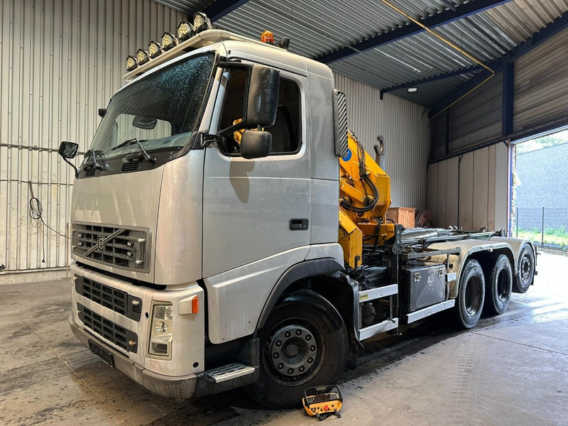 Volvo FH12-420 8x4 HOOKLIFT AJK + CRANE EFFER 250 - 3S - RADIO - TRIDEM LIFT + STEERING AXLE - I SHIFT - BE TRUCK - Гаковий мультиліфт вантажівка, Вантажівка з маніпулятором: фото 1 Volvo FH12-420 8x4 HOOKLIFT AJK + CRANE EFFER 250 - 3S - RADIO - TRIDEM LIFT + STEERING AXLE - I SHIFT - BE TRUCK - Гаковий мультиліфт вантажівка, Вантажівка з маніпулятором: фото 1