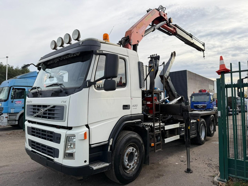 Volvo FM 400 6x2 HOOKLIFT + CRANE PALFINGER PK 15500 B (2x) - 5/6 F - MANUAL - EURO 4 - BE TRUCK - Гаковий мультиліфт вантажівка, Вантажівка з маніпулятором: фото 2 Volvo FM 400 6x2 HOOKLIFT + CRANE PALFINGER PK 15500 B (2x) - 5/6 F - MANUAL - EURO 4 - BE TRUCK - Гаковий мультиліфт вантажівка, Вантажівка з маніпулятором: фото 2