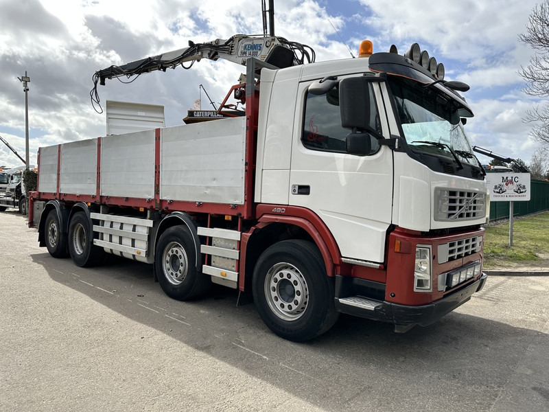 Volvo FM 480 8X2 - EURO 5 - STEERING AXLE / LENK ACHSE + KENNIS 14.000R - I SHIFT - Бортова вантажівка/ Платформа: фото 1 Volvo FM 480 8X2 - EURO 5 - STEERING AXLE / LENK ACHSE + KENNIS 14.000R - I SHIFT - Бортова вантажівка/ Платформа: фото 1