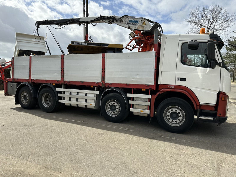 Volvo FM 480 8X2 - EURO 5 - STEERING AXLE / LENK ACHSE + KENNIS 14.000R - I SHIFT - Бортова вантажівка/ Платформа: фото 3 Volvo FM 480 8X2 - EURO 5 - STEERING AXLE / LENK ACHSE + KENNIS 14.000R - I SHIFT - Бортова вантажівка/ Платформа: фото 3