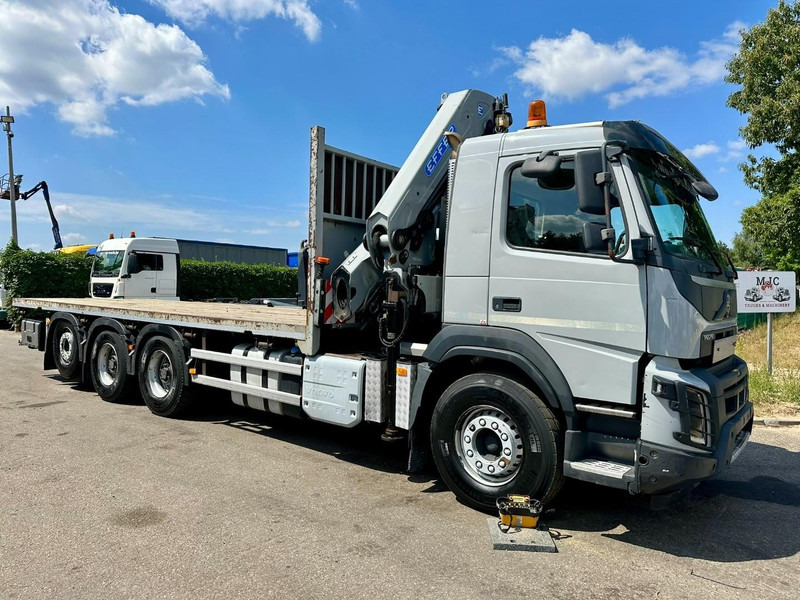 Volvo FMX 330 8x4 TRIDEM PRITSCHE + KRAN EFFER 265 / 6S - PLATFORM 7m50 - EURO 6 - RADIO - *473.000km* - TÜV 05/2026 - BE TRUCK - Бортова вантажівка/ Платформа, Вантажівка з маніпулятором: фото 1 Volvo FMX 330 8x4 TRIDEM PRITSCHE + KRAN EFFER 265 / 6S - PLATFORM 7m50 - EURO 6 - RADIO - *473.000km* - TÜV 05/2026 - BE TRUCK - Бортова вантажівка/ Платформа, Вантажівка з маніпулятором: фото 1