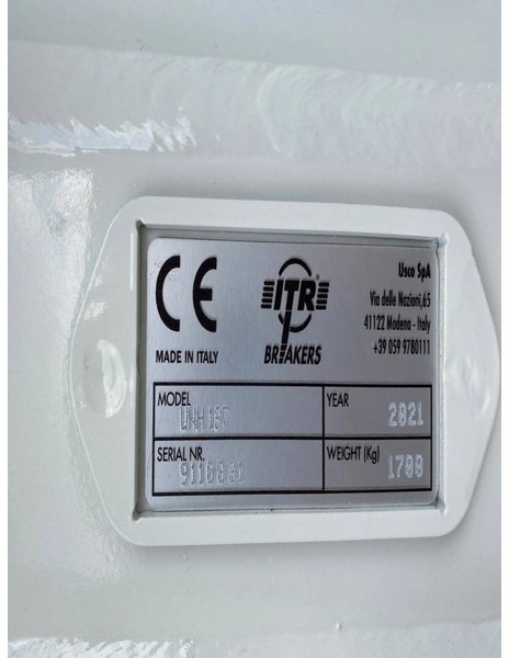 ITR UNH137 - Гідравлічний молот в категорії Будівельна техніка: фото 3 ITR UNH137 - Гідравлічний молот в категорії Будівельна техніка: фото 3