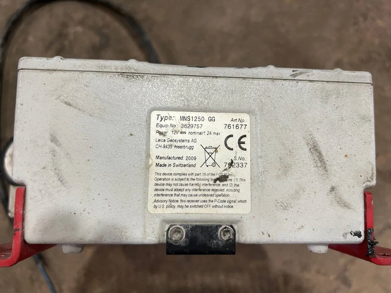 Leica MNS1250 GG GPS - Навісне обладнання в категорії Будівельна техніка: фото 5 Leica MNS1250 GG GPS - Навісне обладнання в категорії Будівельна техніка: фото 5